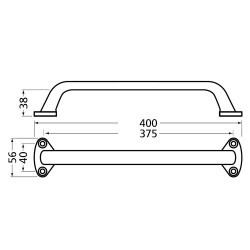 HERMETA HANDGREEP 4270 400MM F1