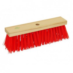 Bezem 121113 35Cm Recht Rood Pvc