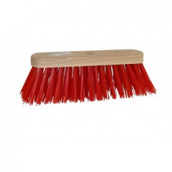 Bezem 131020 30Cm Afgerond Rood Pvc