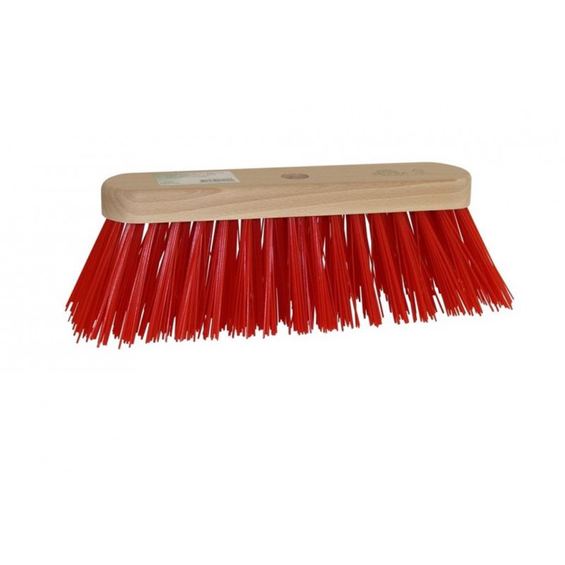 Bezem 131020 30Cm Afgerond Rood Pvc