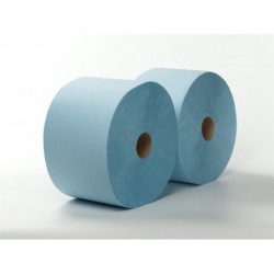 Maxirol 24Cmx360M 2L Recycled Blauw - 2 rollen