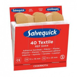 Salvequick Vulling6444 Textiel 6X40St/Ds