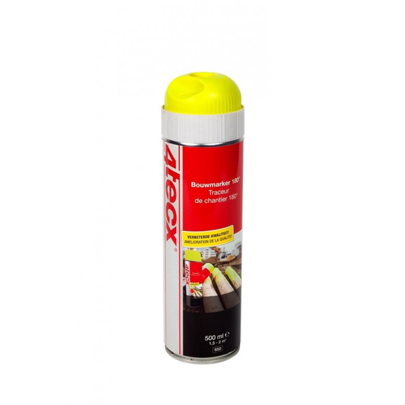 Bouwmarker Rood Fluor 500Ml