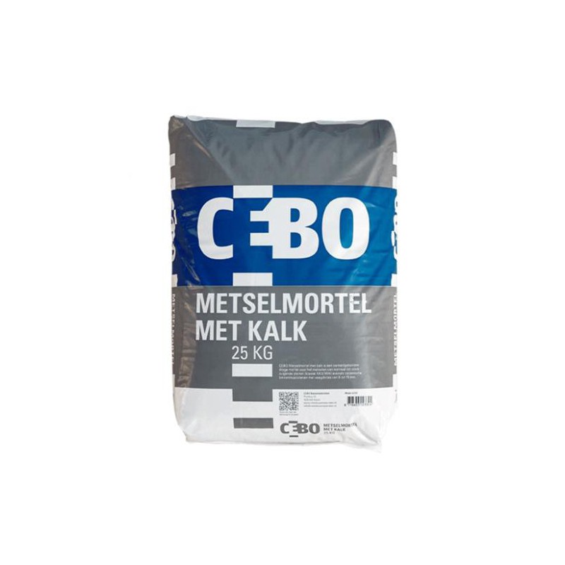 Cebo Metselmortel Met Kalk 25Kg