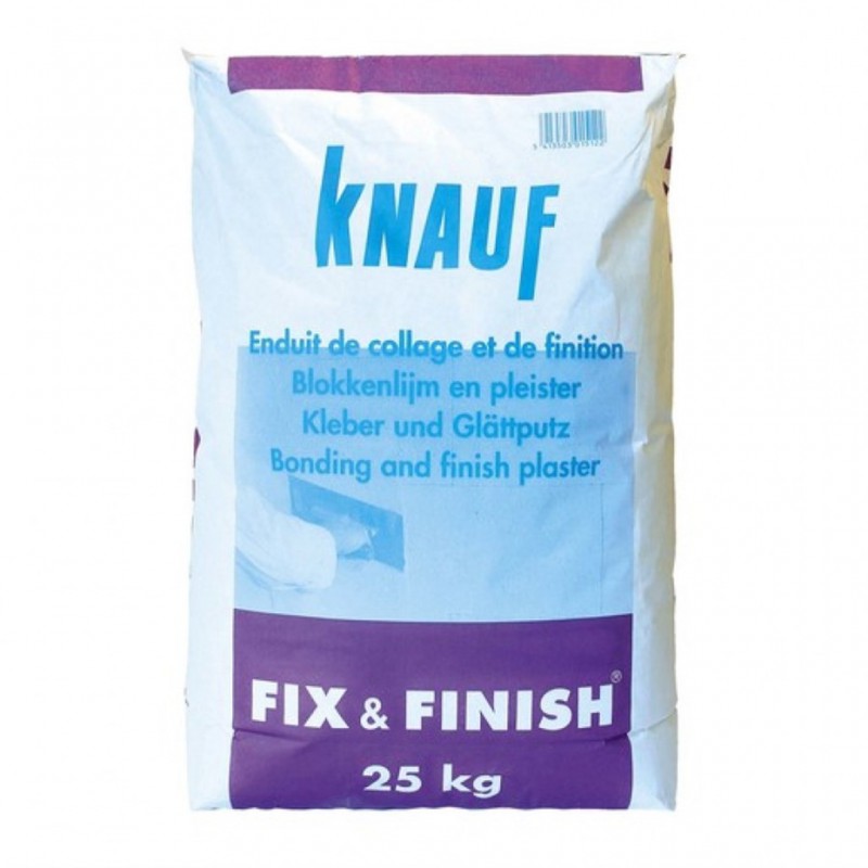 Knauf Fix+Finish Pleistergips 25Kg 23980