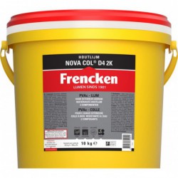 Houtlijm 2-Componenten Novacol 10Kg Transp D4