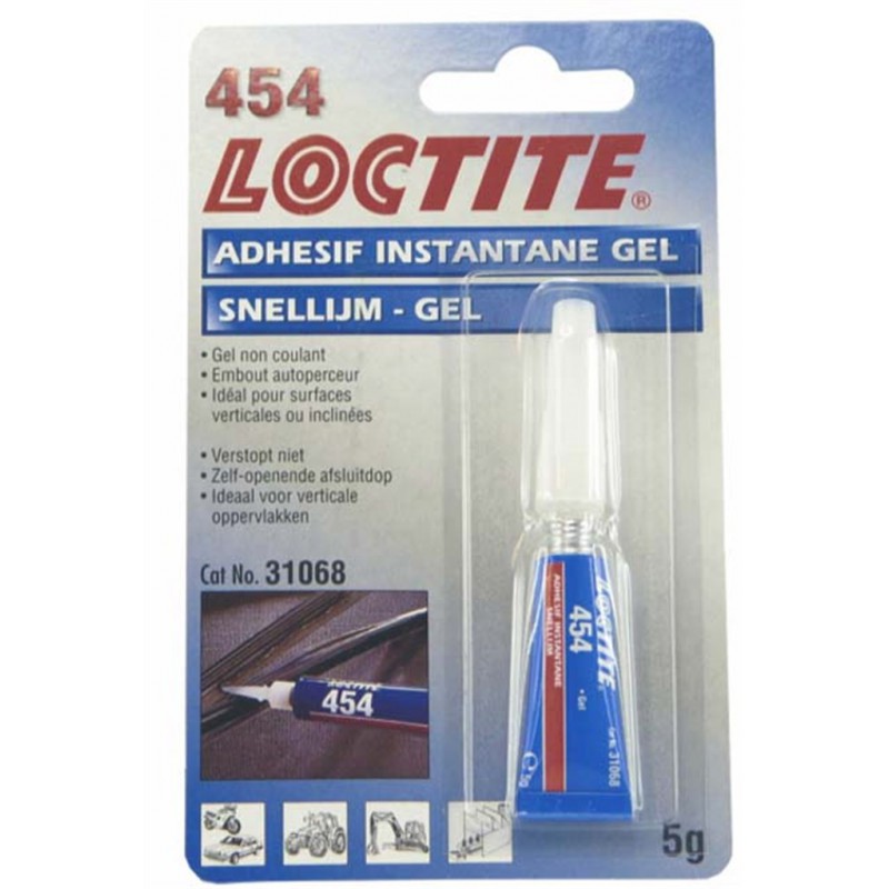 Loctite 454 Snellijm Gelvorm Blister 5G