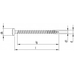 5X12Vd Pz Verzinkt - 1000 stuks