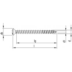 5X35Vd Pz Rvs - 200 stuks