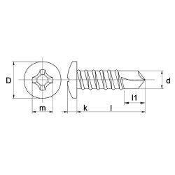 Boorschroef Din7504 Ck 4