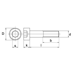 Inbusbout Din912 8.8 Ck M6X75Mm Elvz - 200 stuks