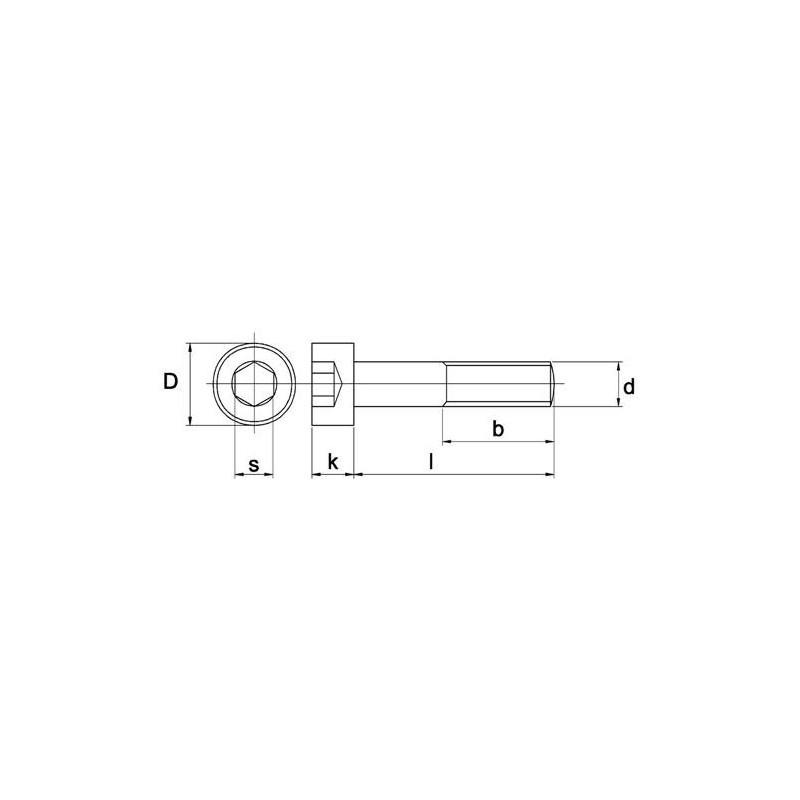 Inbusbout Din912 8.8 Ck M6X75Mm Elvz - 200 stuks