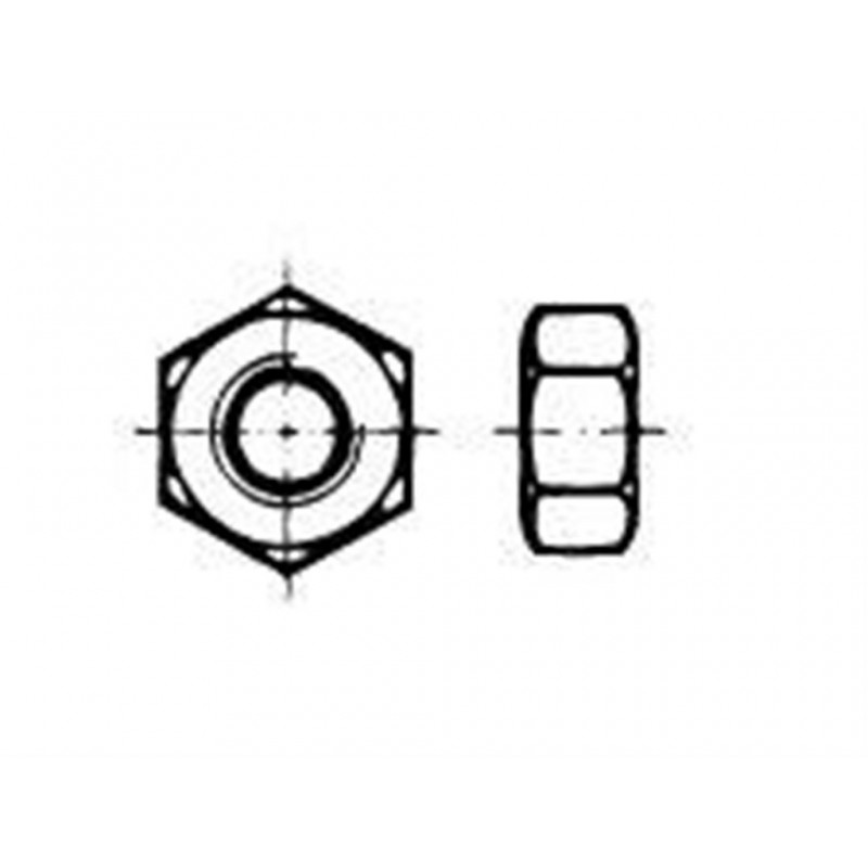 Moer Din934 Klasse 8 M33 Elvz Sw50 - 10 stuks