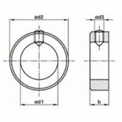 Stelring Din705/916 5Mm Inbus Blank