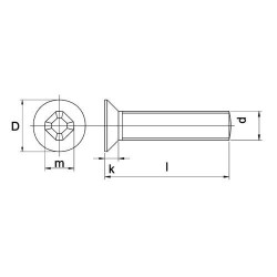 Metaalschroef Din965Ph M3X6Mm Vk RVS A2 - 200 stuks