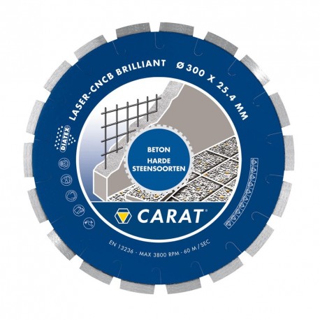 CARAT DIAMANTZAAG CNCB-BR 300X30 BETON NAT