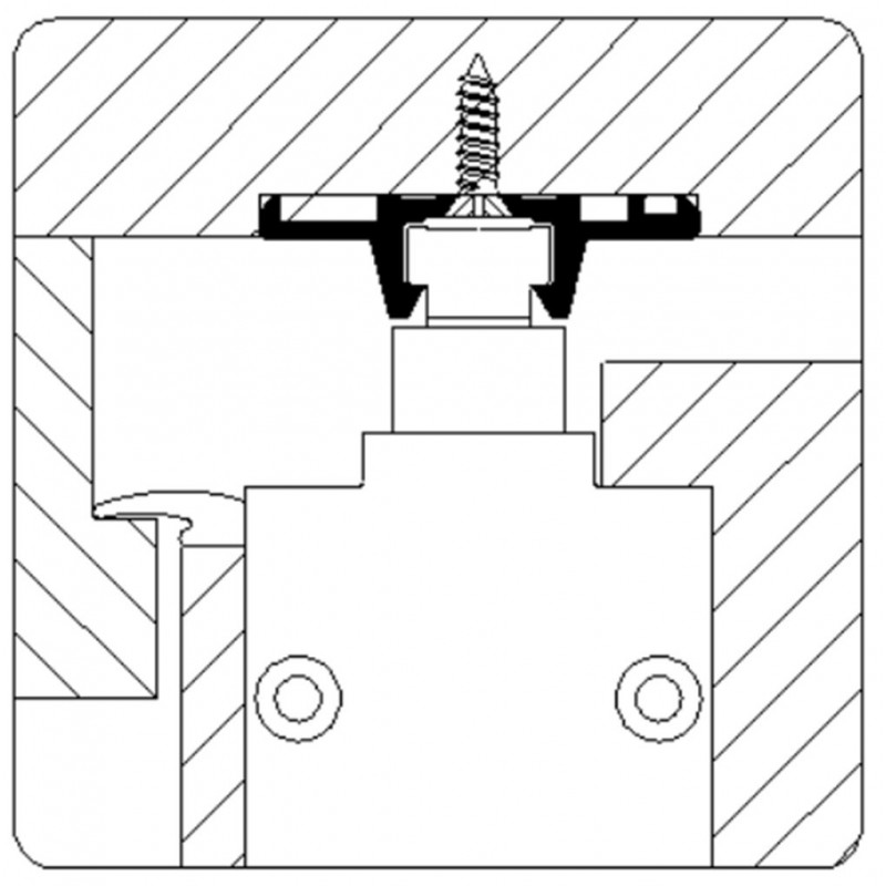 Bovenrail Rb290G 12X42Mm 3M