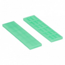 Rasterblokje 26X5Mm Groen 100/Zak