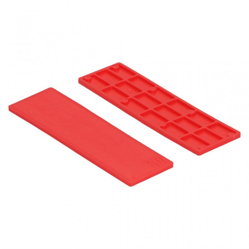 Rasterblokje 30X3Mm Rood 100/Zak