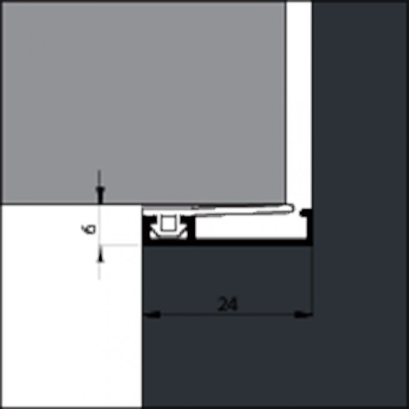 Ellen Tochtstrip Aib3N25 300Cm Alu Acr kopen? MijnIJzerwaren