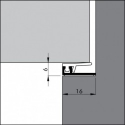 Ellen Tochtstrip Aib-4N Zk 300Cm Alu Acr