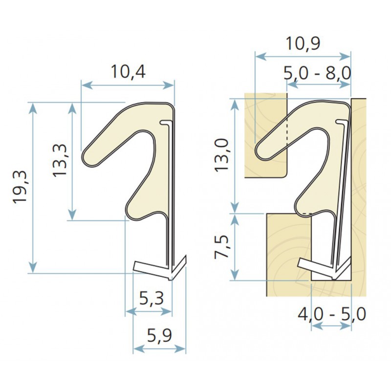 Qlon Raamdichting 3073 Zwart 300 Meter - 300 Meter