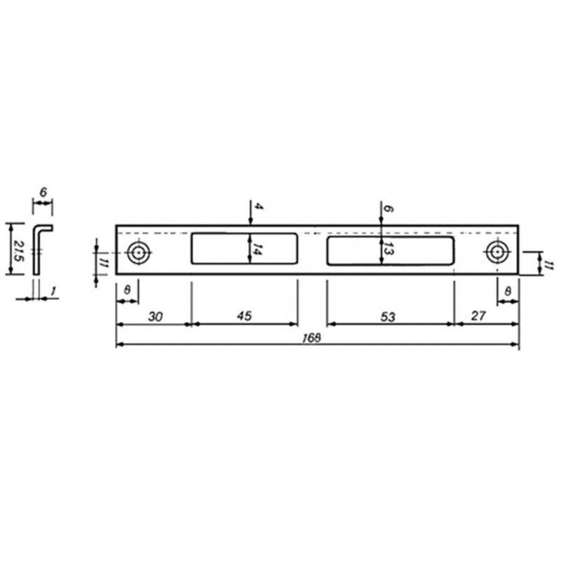 Polynorm Schootplaat Rvs D1 Dinls 190720