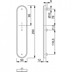 Langsch 3235 250X50 Geheel blind F1 2*