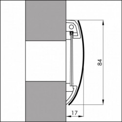 Tochtklep 810400000 340X84Mm Rvs