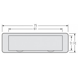 Renz Naamplaathouder Ns92 97982016 22X75