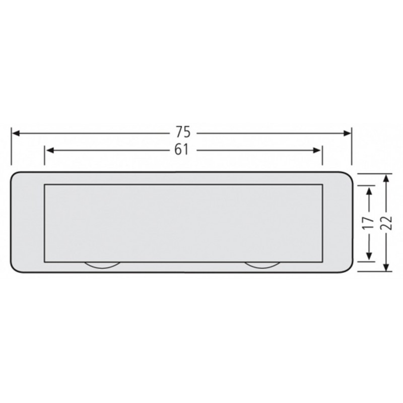 Renz Naamplaathouder Ns92 97982016 22X75