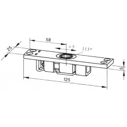 Bovenspeun Dubw Deurdeel 7461B