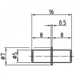 5Mm Verz M Kraag - 10 stuks