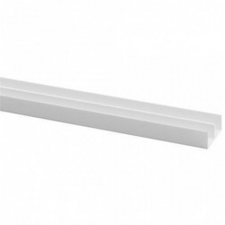 Schuifrail Boven 1328 2X10Mm Wit 260Cm