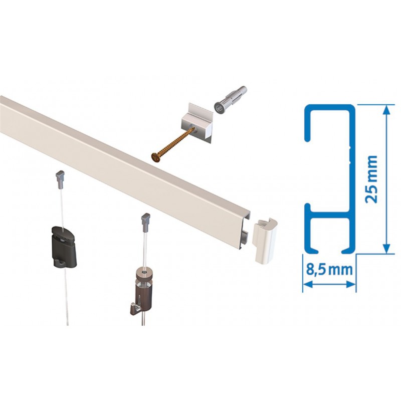 Clickrail Muurprof Wit Primer 20Kg 3M