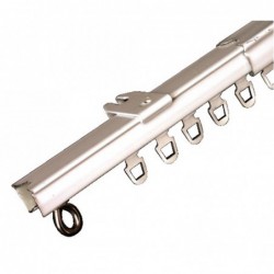 Gordijnrail Deluxe 190-360Cm Compl Wit