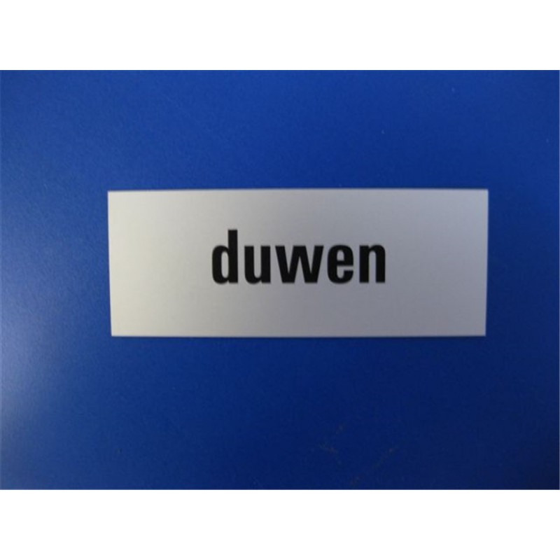 Tekstplaat 130X50Mm Alu Duwen