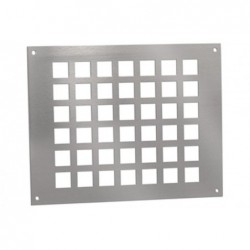 Ventilatieplaat Vlak 25X20Cm Alu