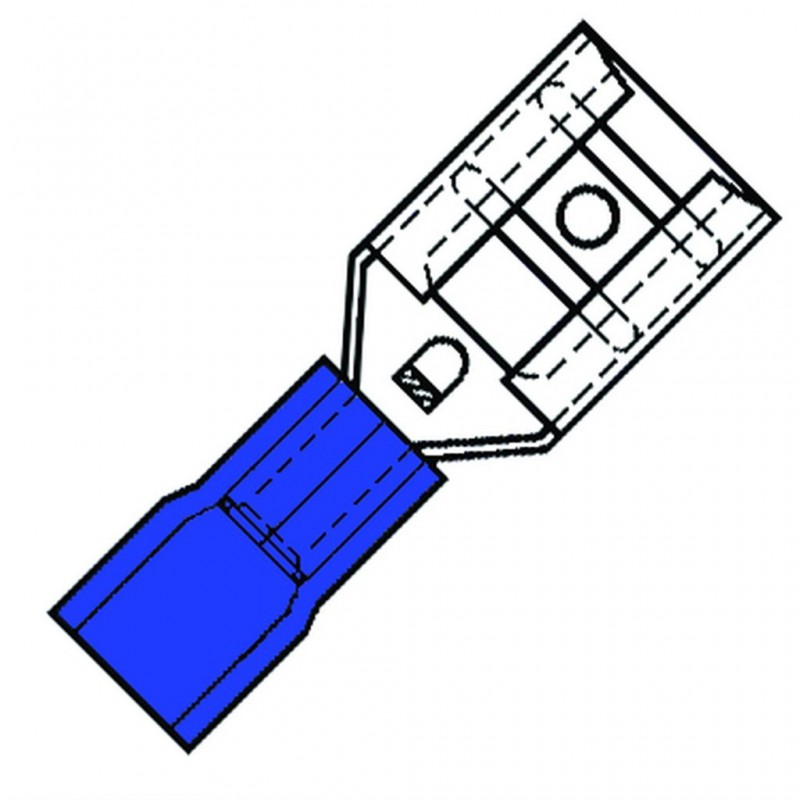 Kabelschoen Blauw Sp-2507-Fl 100/Ds