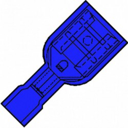 Kabelschoen Blauw Is-2507-Fl 100/Ds