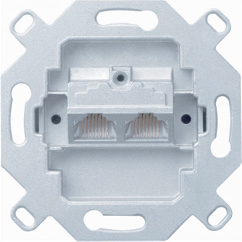 Wandcontactdoos 245200 2X Rj45 Uae Data Inb Wit