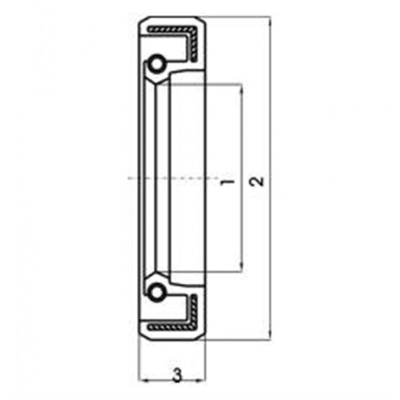 Keerring Nbr 10X19X7 Rp