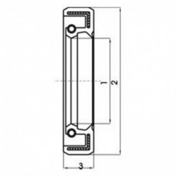 Keerring Nbr 50X72X10 Rp