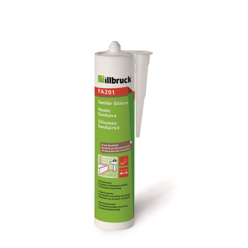 Illbruck siliconen sanitairkit FA201 grijs