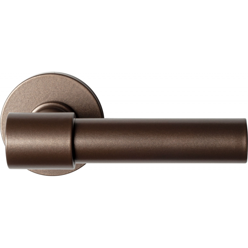 Alarmerend Categorie medaillewinnaar Hipi Deux+ deurkruk 105,5 mm op ronde rozet Bronze blend kopen? | M...