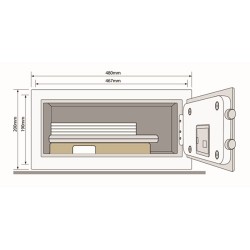 Yale Certified Laptop Safe kluis YLM/200/EG1