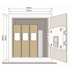 Yale Certified Office Safe kluis YSM/400/EG1