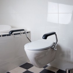 JadaCare Closetrolhouder Toiletbeugelset RVS Gepolijst