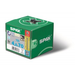 Spax T-Star Spaanplaatschroef Pk 4x45 DD - TX20 - Elvz - 200 Stuks