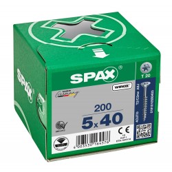 Spax T-Star Spaanplaatschroef Pk 5x40 DD - TX20 - Elvz - 200 Stuks